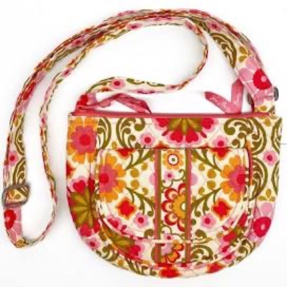 Vera Bradley Folkloric Lizzy Crossbody Floral Bag